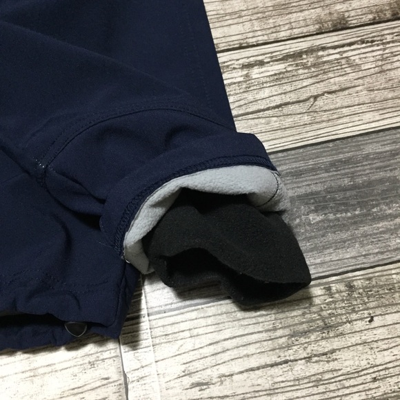 Adidas Notre Dame Softshell Fleece Lined Jacket Men’s L Navy Blue Full Zip - Picture 7 of 11